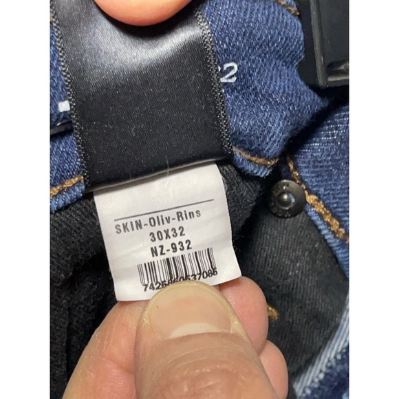 Mott & Bow Jeans Men 30X31 Blue Denim Pants Skinny Oliver Casual Outdoor Comfort - Picture 6 of 9